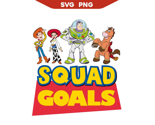 Toy Story Squad Goals Svg Png