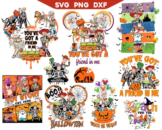 Toy Story Halloween Svg Bundle, Toy Story Spooky Party Svg