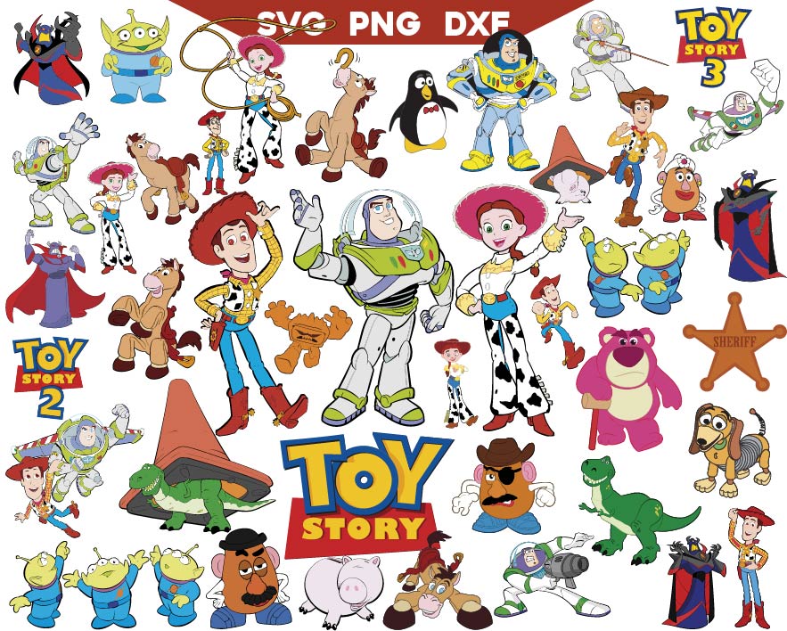 Toy Story Svg Bundle, Toy Story Clipart Svg
