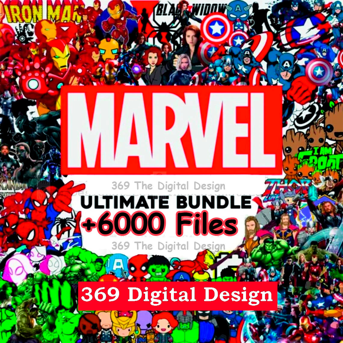 Ultimate Mega Bundle Superhero Png Svg, Marvel Png Design