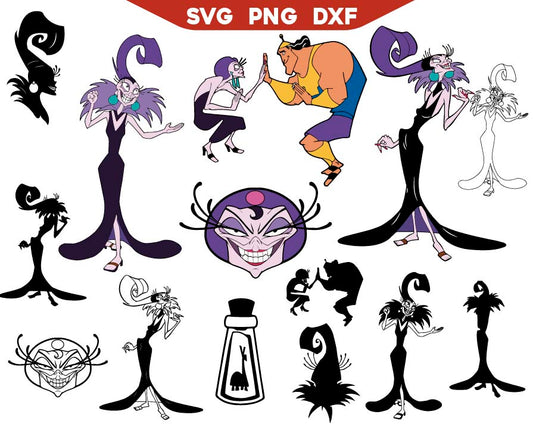 Villain Yzma Svg Bundle