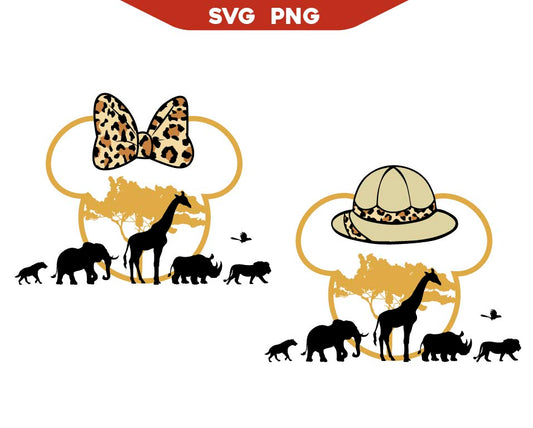 Wild Life Animal Kingdom Svg, Mouse Safari Svg