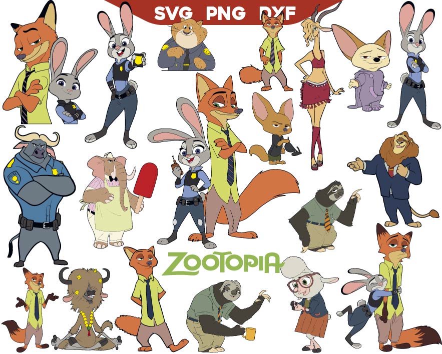 Zoo Svg Bundle, Fox Svg, Rabbit Svg