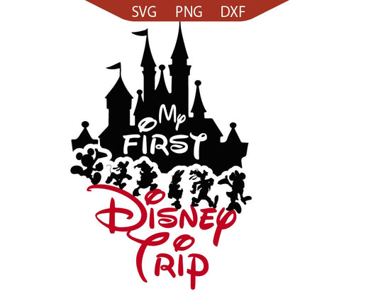 magic kingdom Trip Svg, Mouse Friends Trip Svg